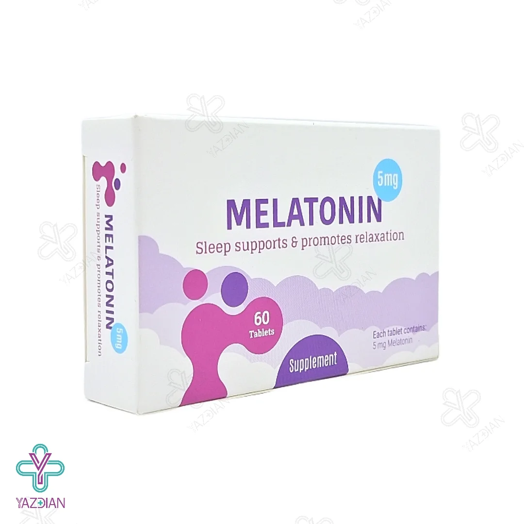قرص آرام بخش ملاتونین 5 میلی گرم پارسینه طب - 60 عددی	