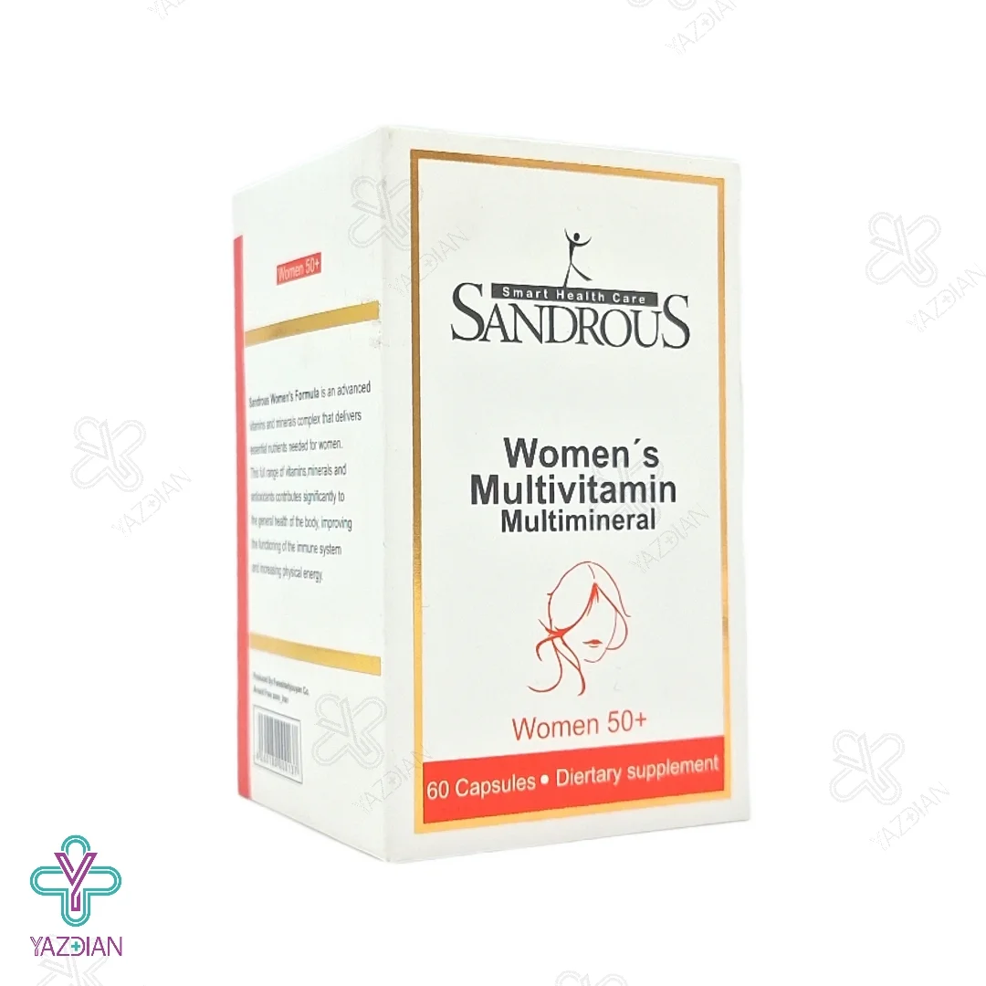 کپسول مولتی مینرال بانوان بالای 50 سال سندروس - 60 عددی