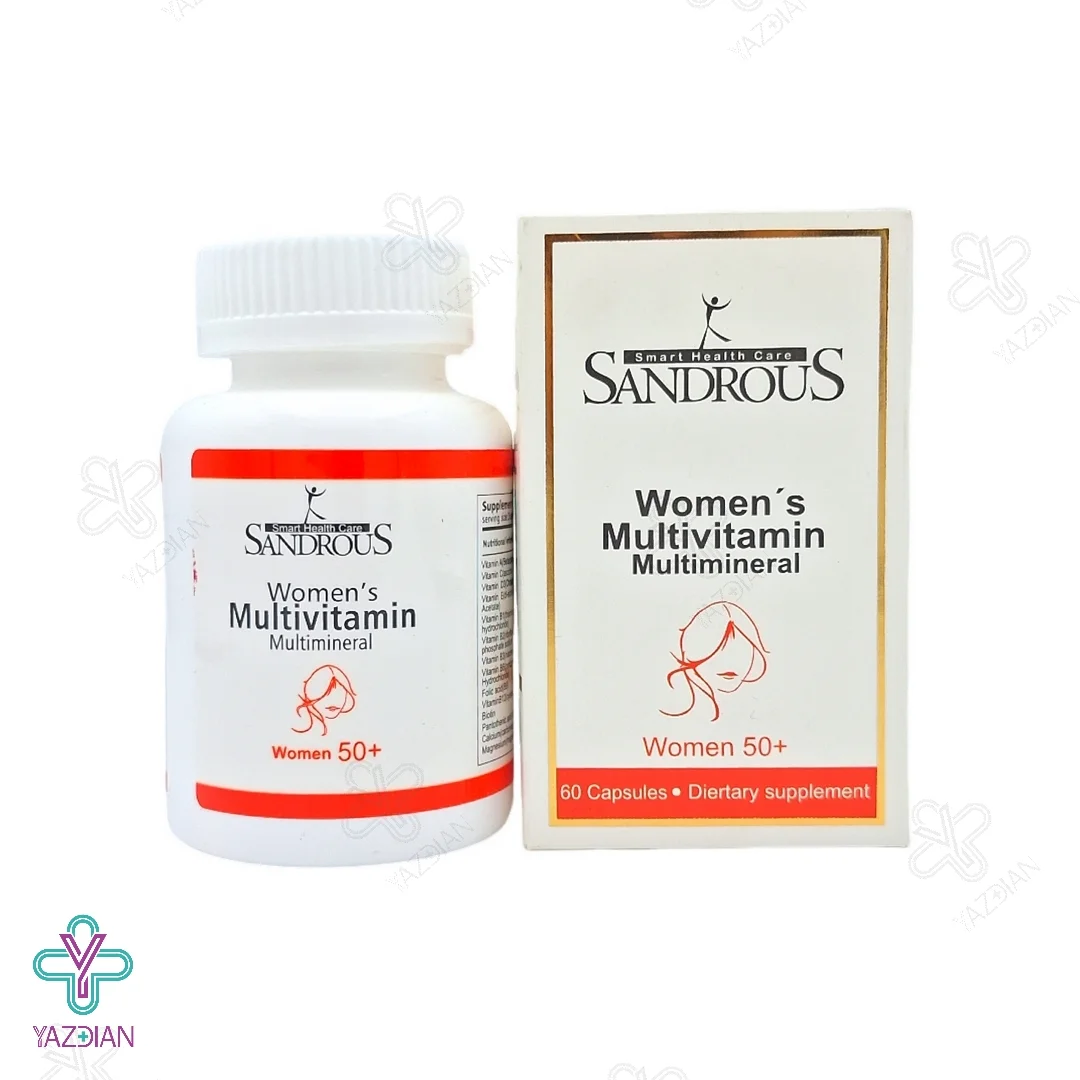 کپسول مولتی مینرال بانوان بالای 50 سال سندروس - 60 عددی