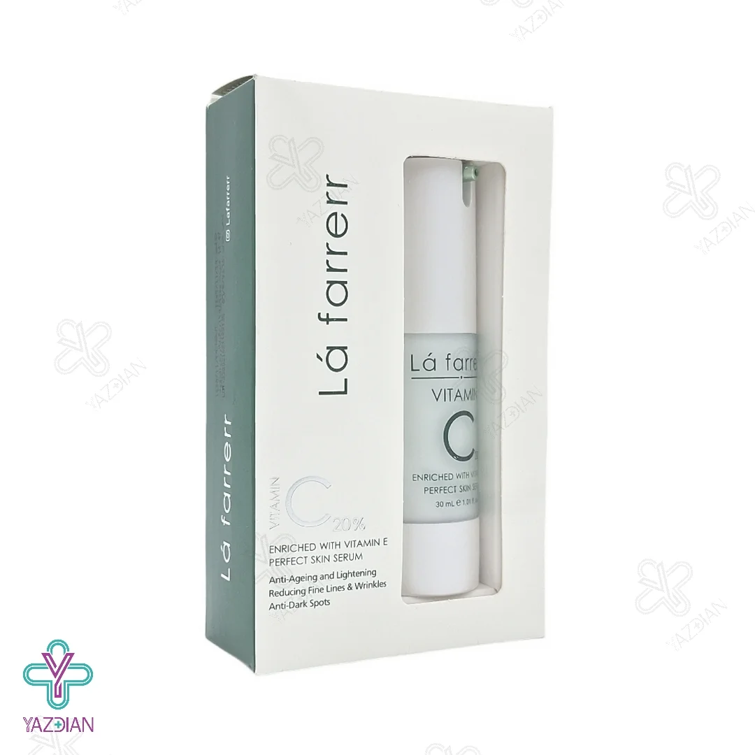سرم ضد چروک و روشن کننده ویتامین ث 20 درصد لافارر - 20 میلی لیتر	