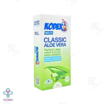 کاندوم نازک کلاسیک آلوئه ورا کدکس - 12 عددی