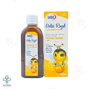شربت رویال ژلی و مولتی ویتامین یوروویتال - 200 میلی لیتر	
