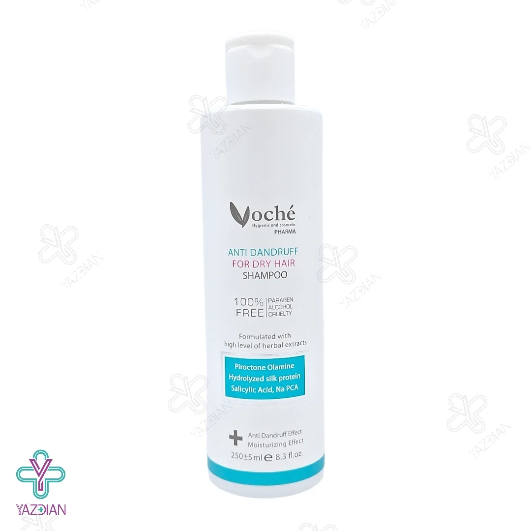 شامپو ضد شوره موهای خشک وچه - 250 میلی لیتر