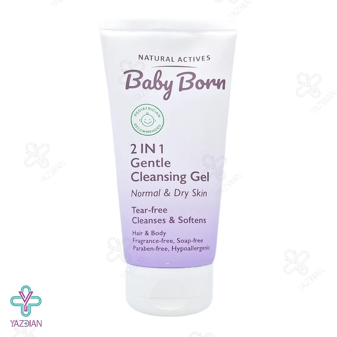 ژل شستشوی سر و بدن کودک بیبی برن - 150 میلی لیتر 