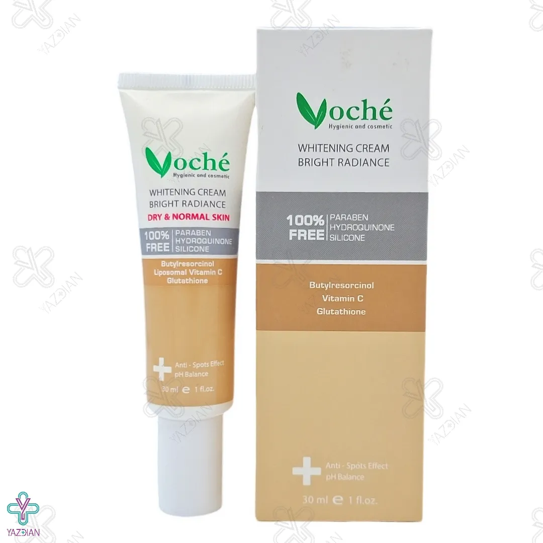  کرم ضد لک و روشن کننده پوست خشک و معمولی Voche وچه - 30 میلی لیتر