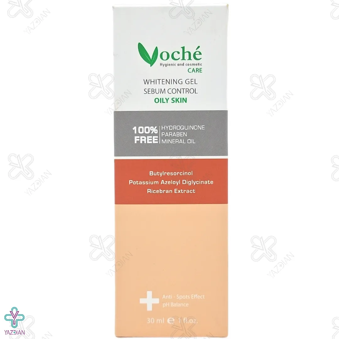 ژل روشن کننده و ضد لک پوست چرب و آکنه ای ( Voche ) وچه - 30 میلی لیتر