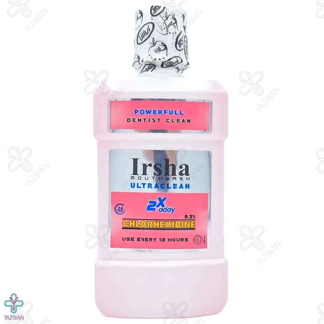 دهانشویه کلرهگزیدین 0.2% ایرشا - 250 میلی لیتر