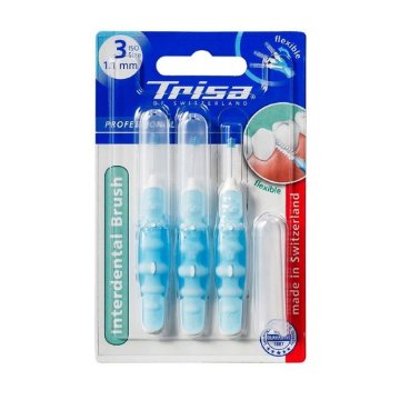 تصویر  مسواک بین دندانی مدل Interdental Brush 1.3mm تریزا - 3 عددی 