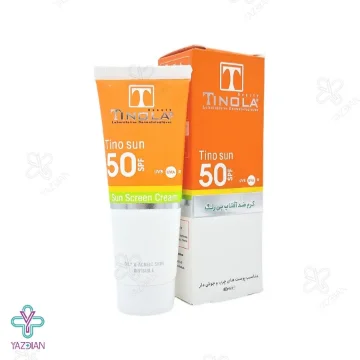 کرم ضد آفتاب SPF 50 فاقد چربی تینولا - بی رنگ	
