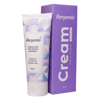 کرم مرطوب کننده دست و ناخن آرگان برگامیا - 75 میلی لیتر
