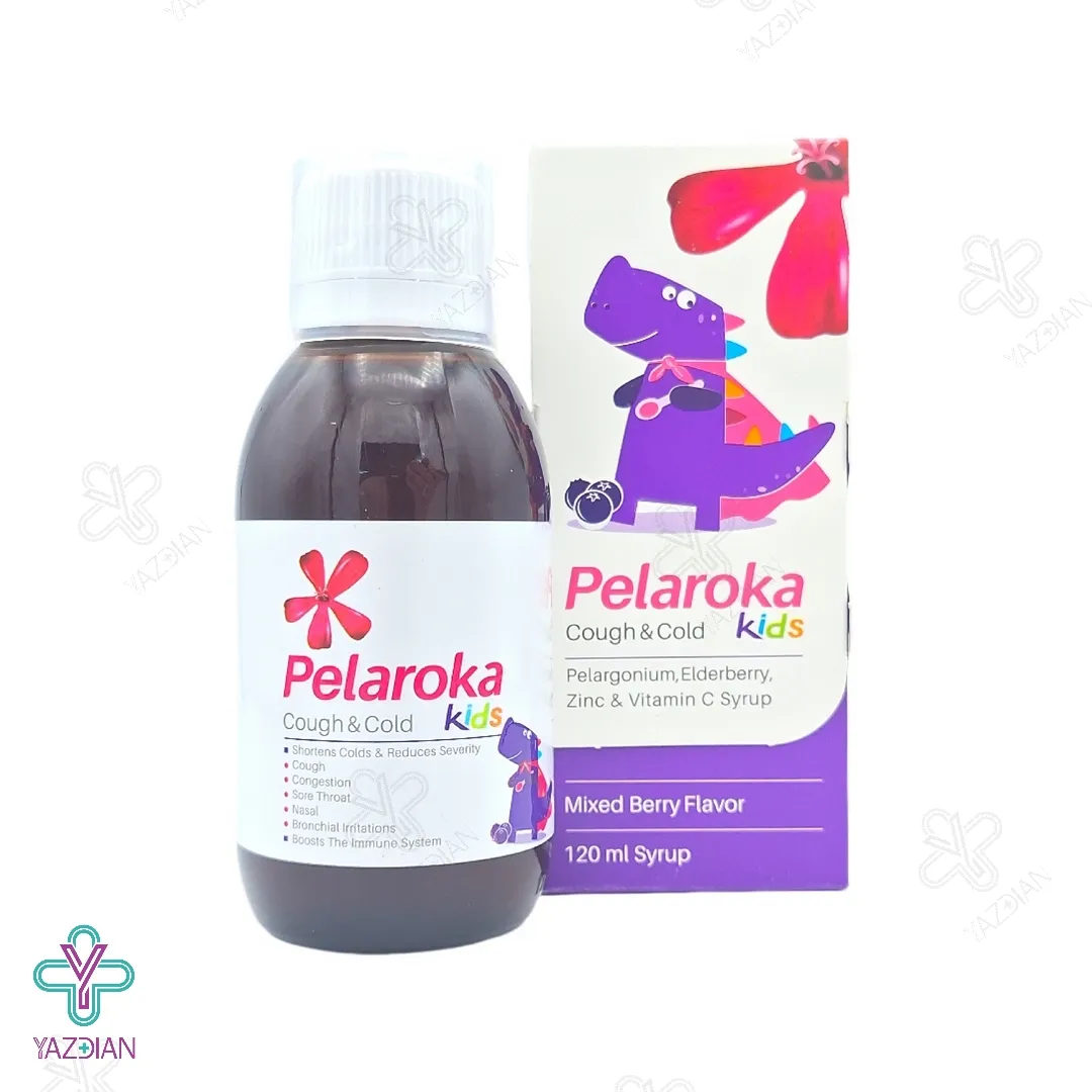 شربت سرما خوردگی و ضد سرفه کودکان پلاروکا کیدز فاران شیمی - 120 میلی لیتر	