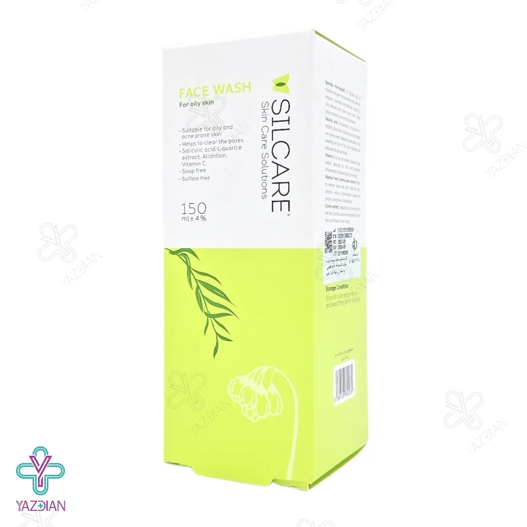 ژل شستشوی پوست صورت چرب سیلکر - 150 میلی لیتر	