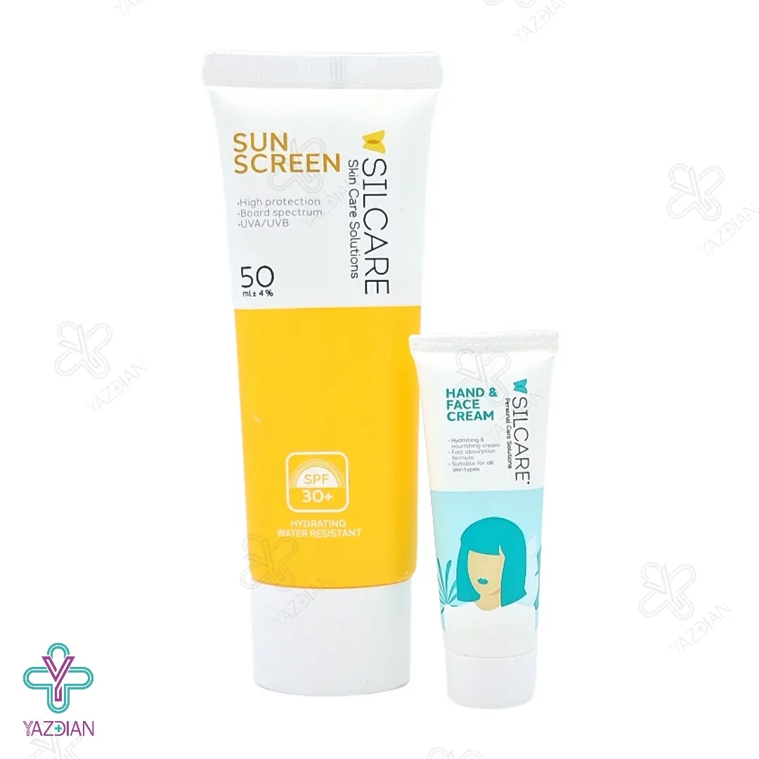 کرم ضد آفتاب و آبرسان SPF30 انواع پوست سیلکر - بی رنگ	