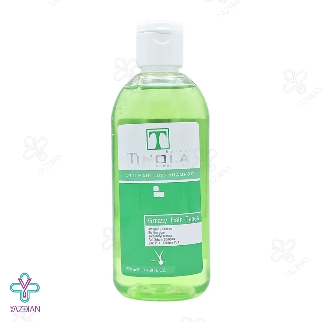 شامپو تقویت کننده موهای چرب تینولا - 220 میلی لیتر	