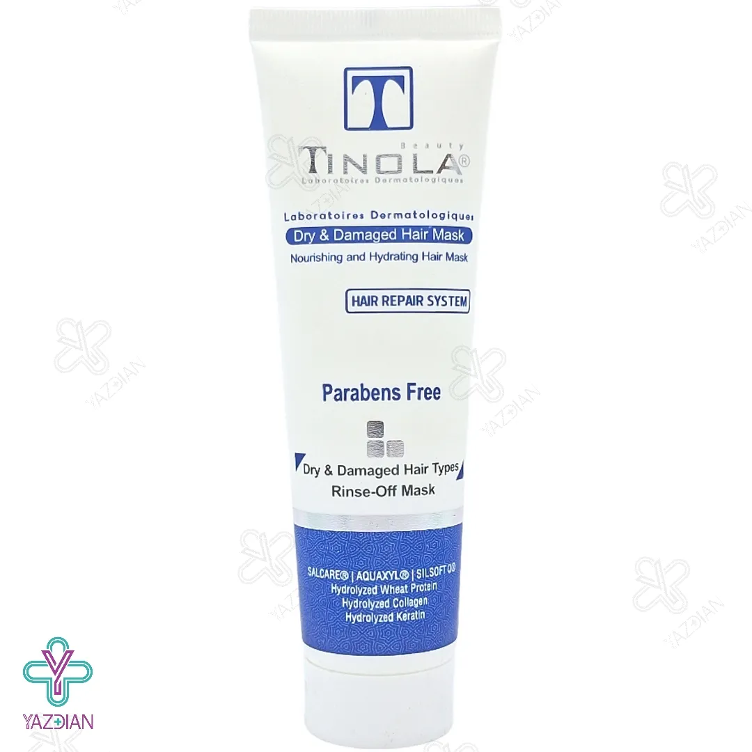 ماسک مو ترمیم کننده موهای خشک و آسیب دیده تینولا (بدون آبکشی) - 100 میلی لیتر	