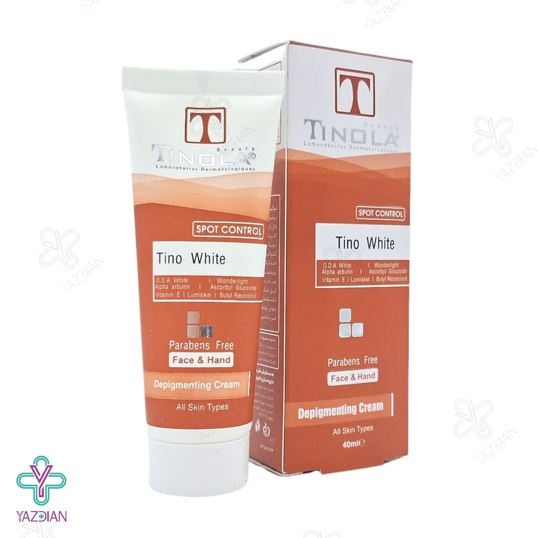 کرم ضد لک و روشن کننده پوست تینولا - 40 میلی لیتر	