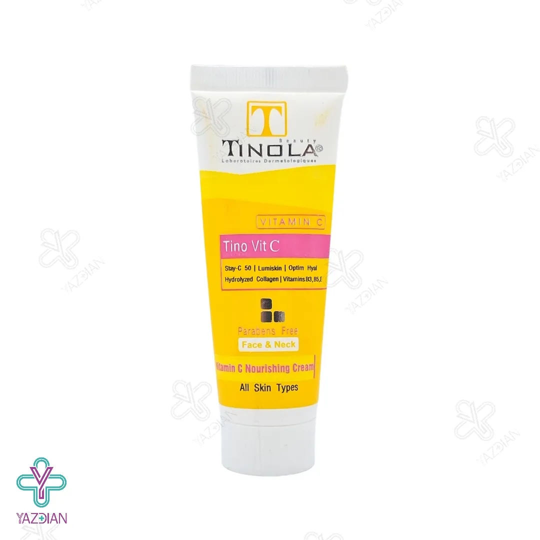 کرم مغذی و روشن کننده پوست تینولا حاوی ویتامین ث - 40 میلی لیتر	