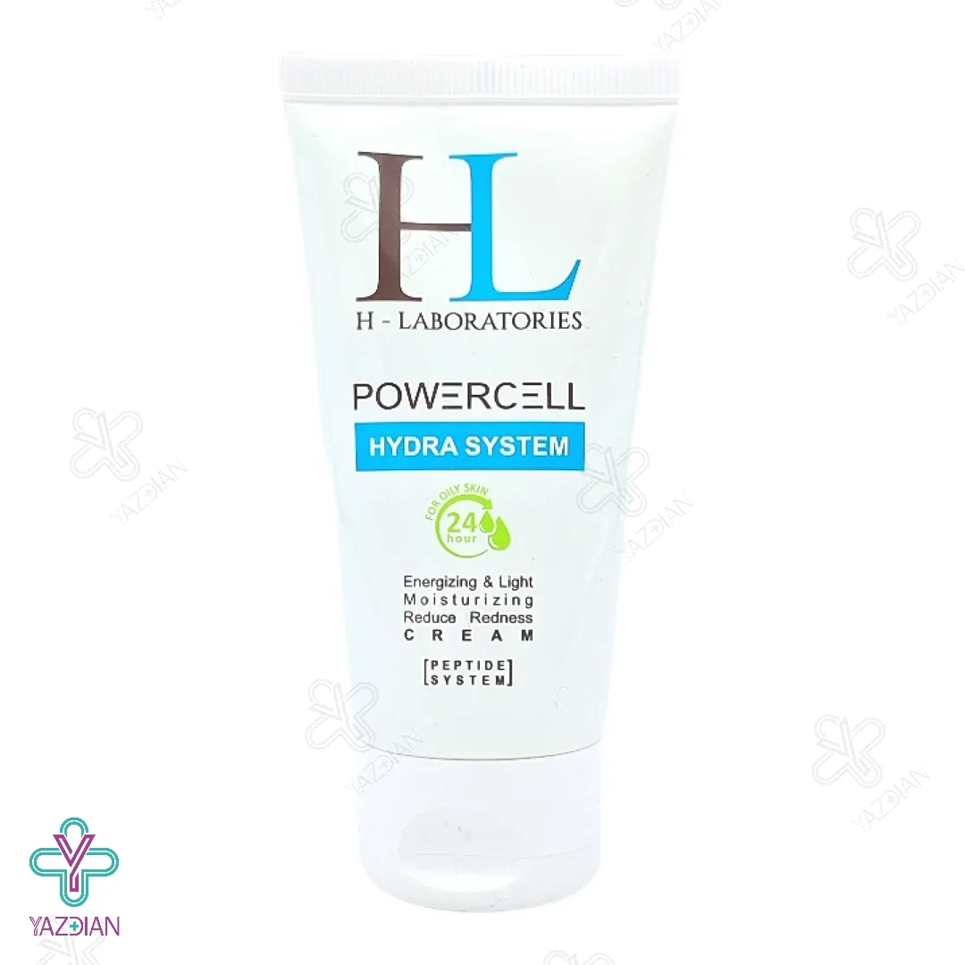 کرم مرطوب کننده و آبرسان 24 ساعته اچ ال مناسب پوست چرب - 50 میلی لیتر	