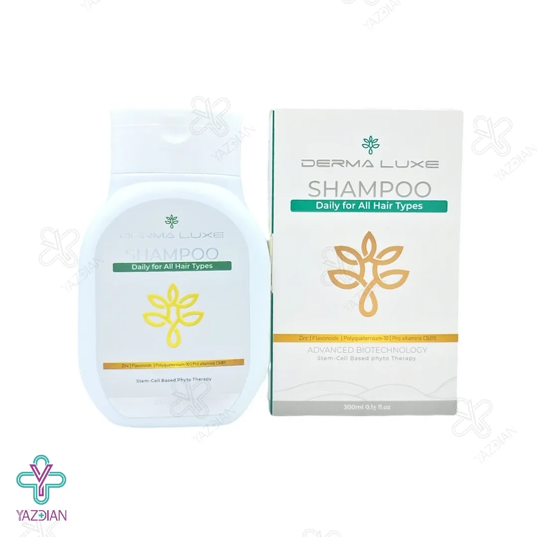 شامپو روزانه درمالوکس مناسب موهای معمولی - 300 میلی لیتر	
