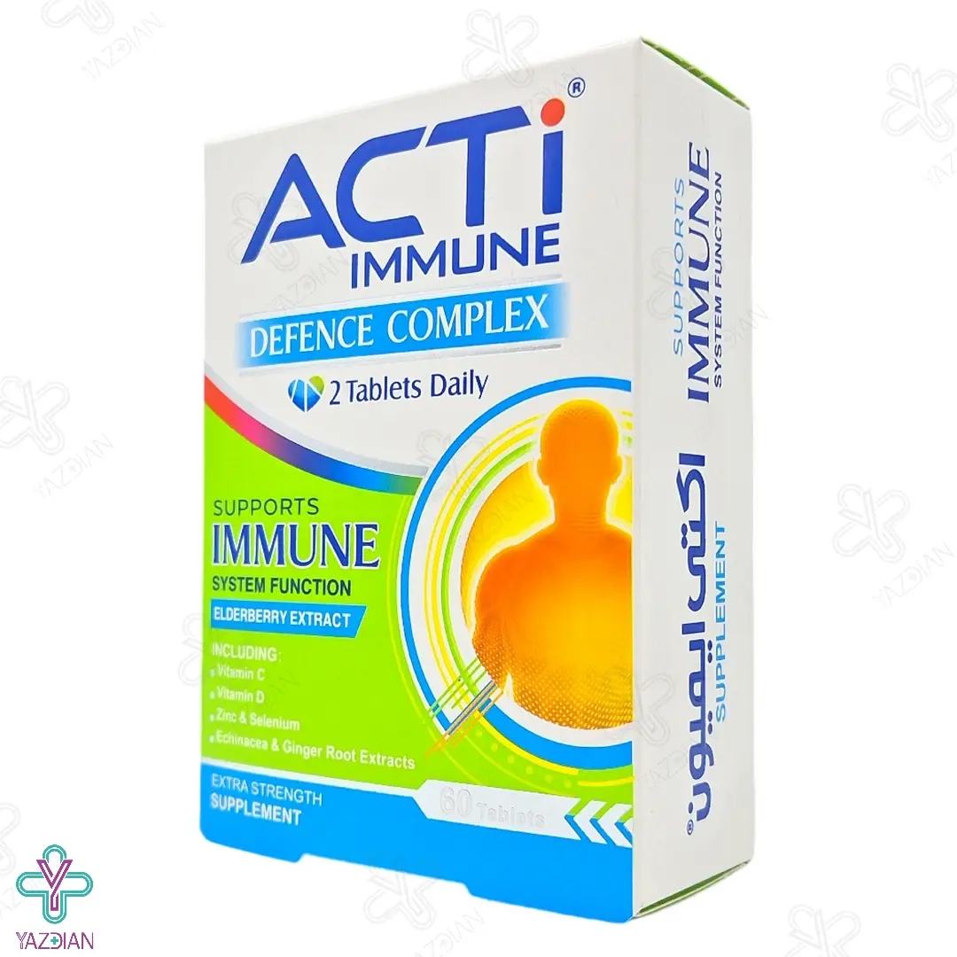 قرص تقویت سیستم ایمنی اکتی ایمیون ابیان دارو - 60 عددی	
