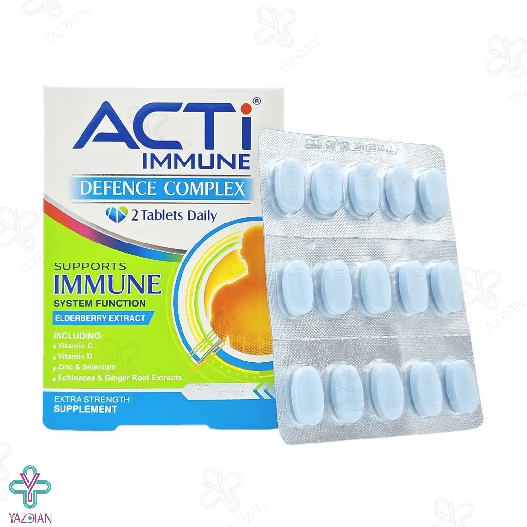 قرص تقویت سیستم ایمنی اکتی ایمیون ابیان دارو - 60 عددی	