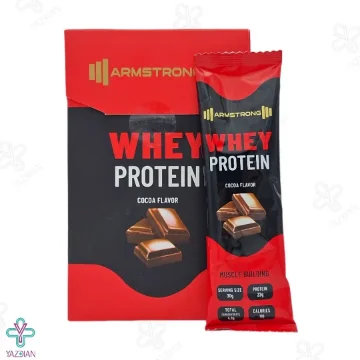 ساشه پروتئین وی شکلاتی آرمسترانگ - 12 عددی	