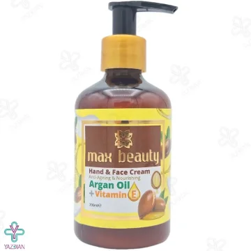 کرم دست و صورت آرگان پمپی مکس بیوتی - 400 میلی لیتر	
