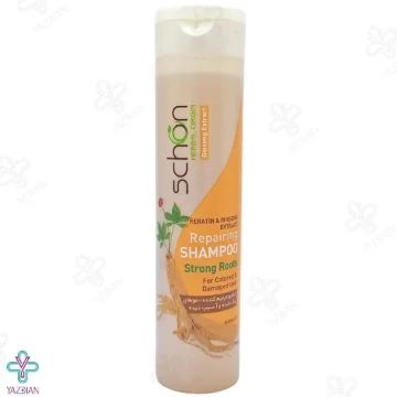 شامپو ترمیم کننده ریپیرینگ کراتین و جینسینگ شون - 400 میلی لیتر	