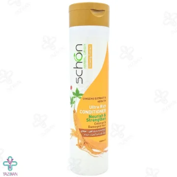 نرم کننده مو خیلی قوی جینسینگ و کراتین شون موهای خشک و رنگ شده - 400 میلی لیتر	