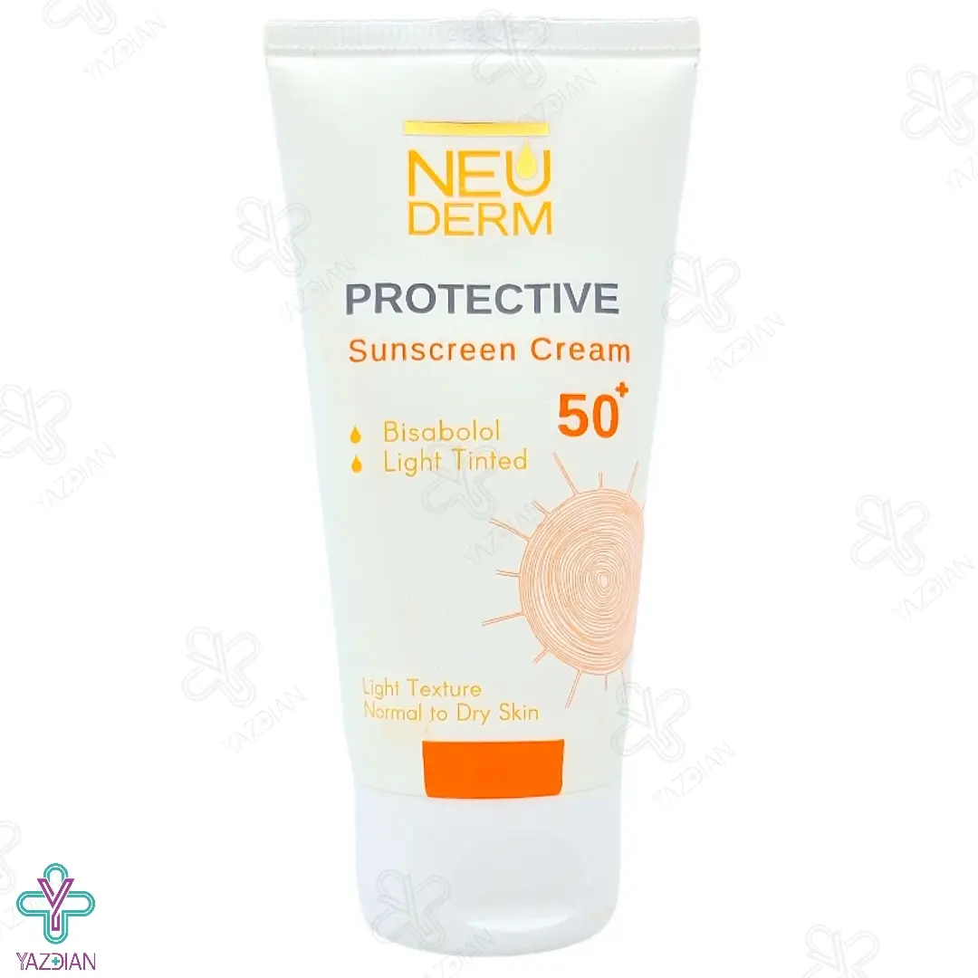 کرم ضد آفتاب SPF 50 پوست خشک نئودرم - بی رنگ