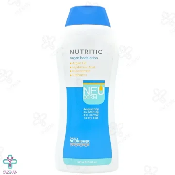 لوسیون بدن نوتریتیک آرگان نئودرم پوست خشک و معمولی - 400 میلی لیتر	