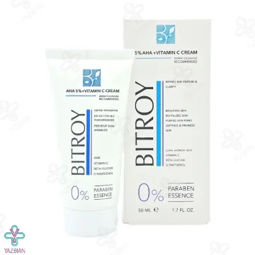 کرم روشن کننده آلفا هیدروکسی اسید 5 درصد ویتامین ث بیتروی - 50 میلی لیتر	