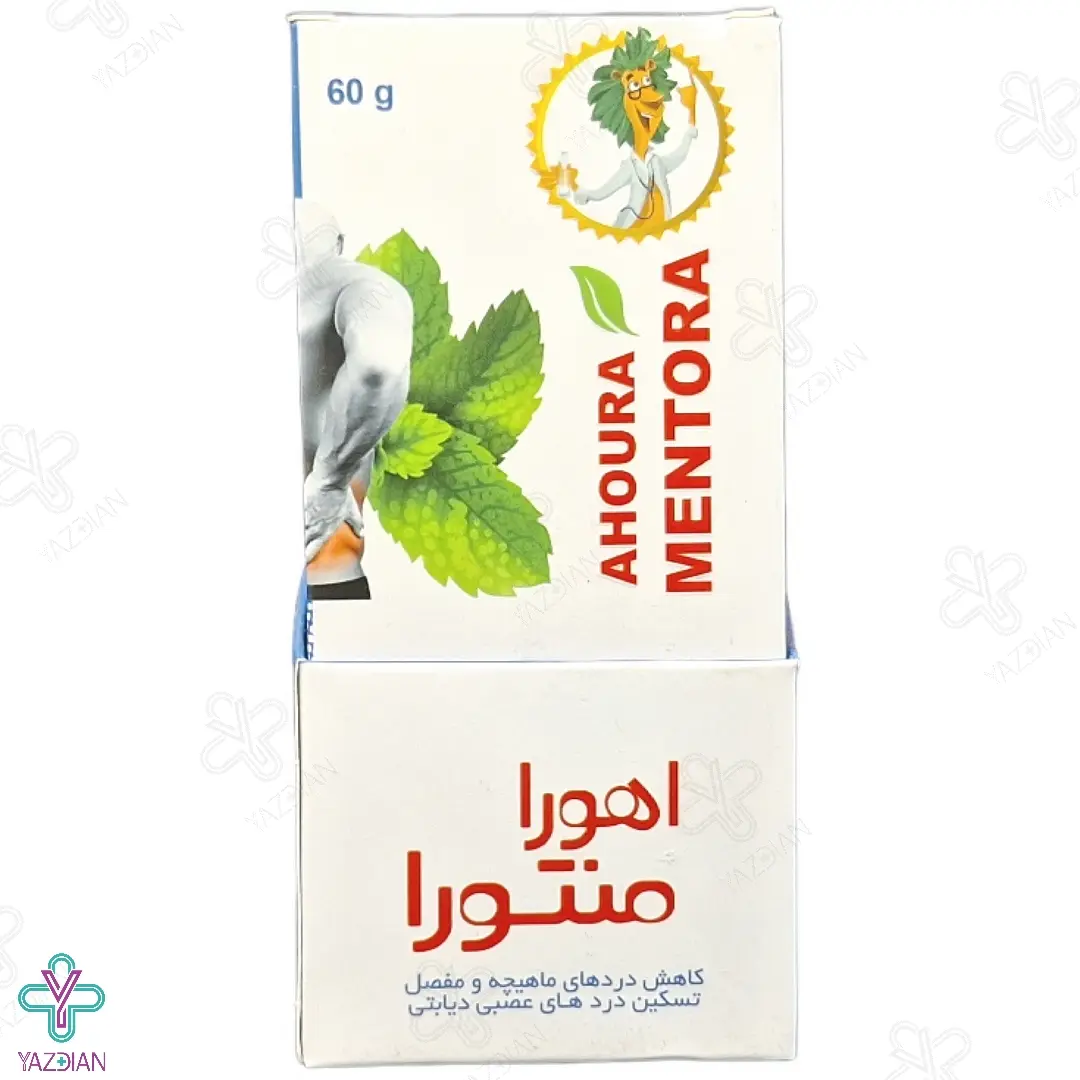 ژل ضد درد منتورا اهورا دارو - 60 گرم	
