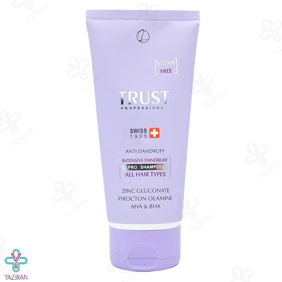 شامپو تخصصی ضد شوره های مقاوم تراست مناسب انواع مو - 200 میلی لیتر	