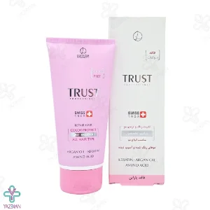 شامپو بدون سولفات تثبیت کننده رنگ و ترمیم کننده مناسب انواع مو تراست - 200 میلی لیتر	