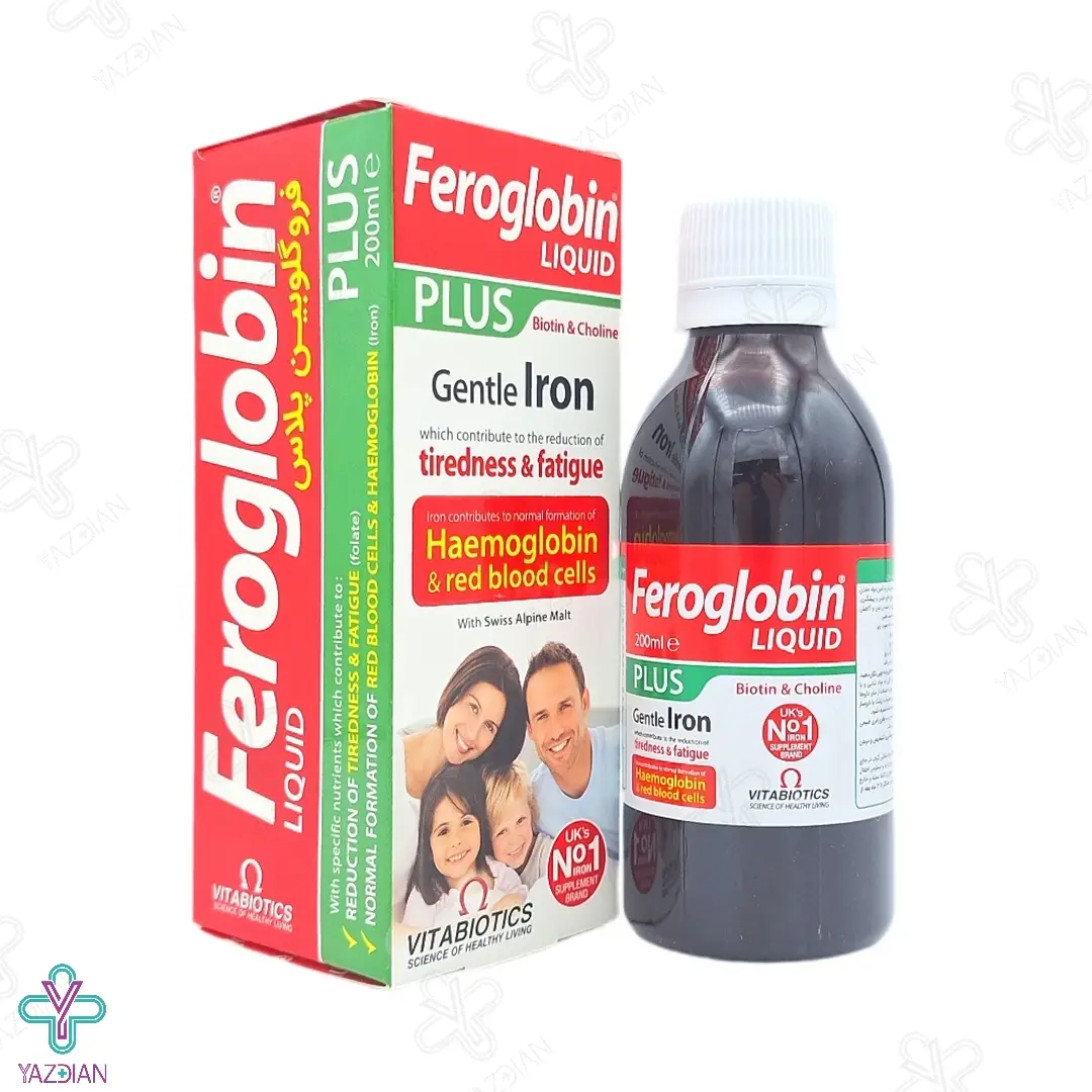 شربت آهن فروگلوبین پلاس ویتابیوتیکس - 200 میلی لیتر 