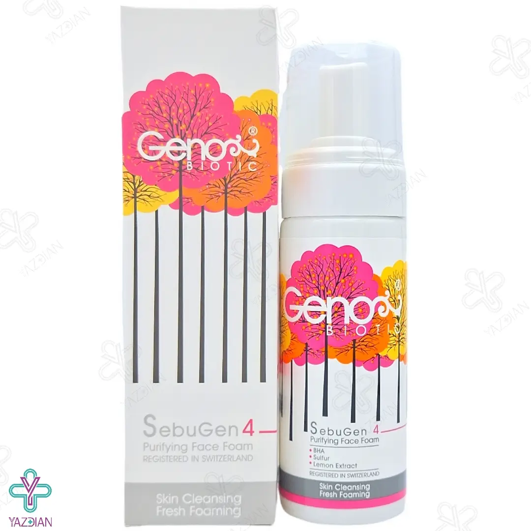فوم شستشوی صورت ژنوبایوتیک پوست حساس و مستعد آکنه - 150 میلی لیتر	