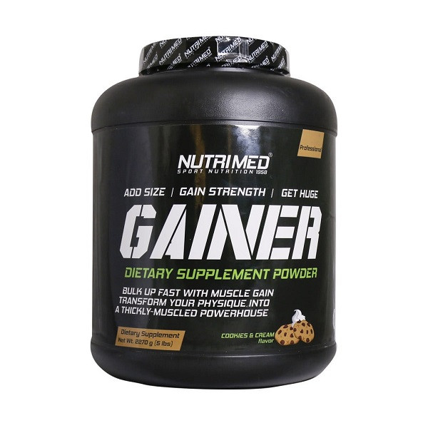 تصویر  پودر گینر کوکیز کرم نوتریمد - 2270 گرم