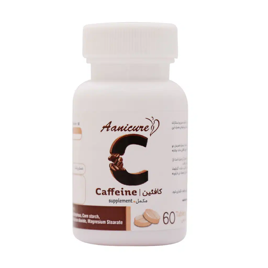 قرص کافئین 200 میلی گرم آنی درمان - 30 عددی