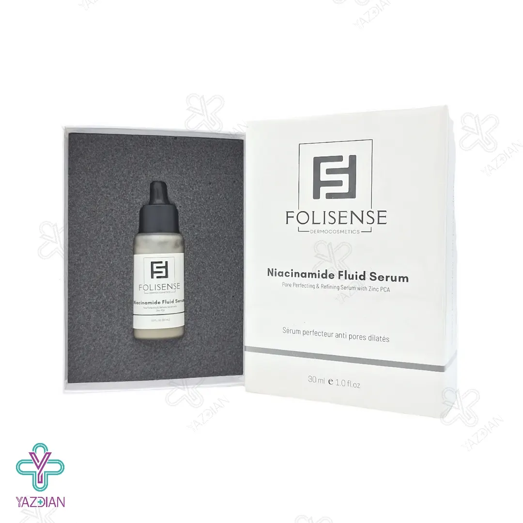 سرم فلوئید جمع کننده منافذ پوست نیاسینامید فولی سنس - 30 میلی لیتر	