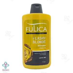 شامپو تثبیت کننده رنگ موهای بلوند فولیکا - 400 میلی لیتر	