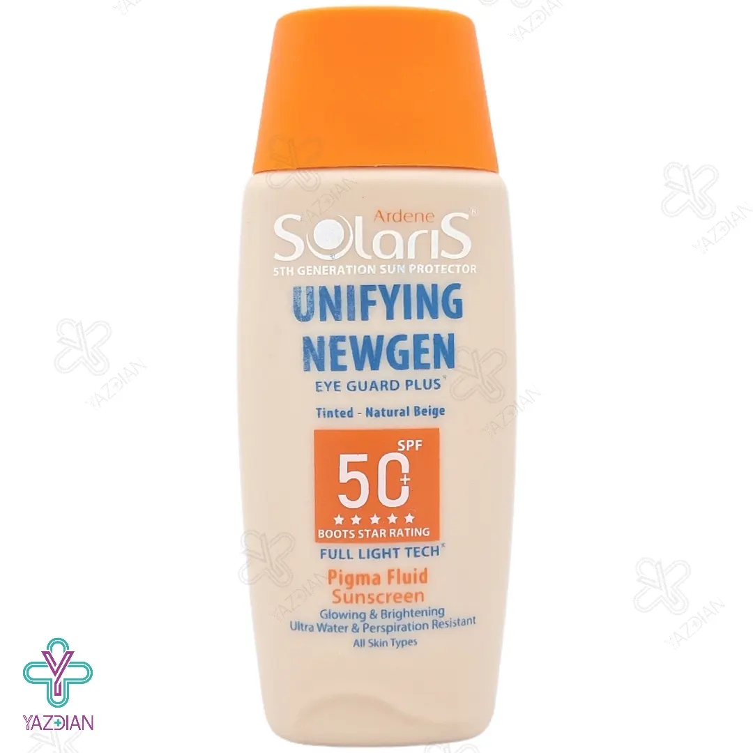 فلوئید ضد آفتاب SPF50 روشن کننده آردن سولاریس – بژ طبیعی	