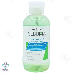 محلول پاک کننده میسلار واتر 3 در 1 پوست چرب آردن سبوما – 500 میلی لیتر	