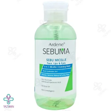 محلول پاک کننده میسلار واتر 3 در 1 پوست چرب آردن سبوما – 500 میلی لیتر	