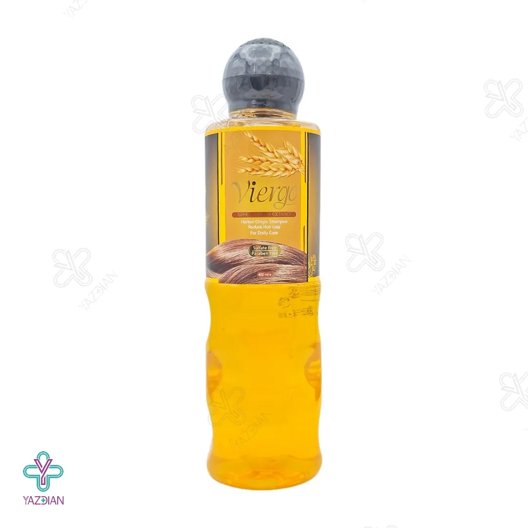 شامپو بدون سولفات تقویت کننده جوانه گندم ویرگو - 400 میلی لیتر 
