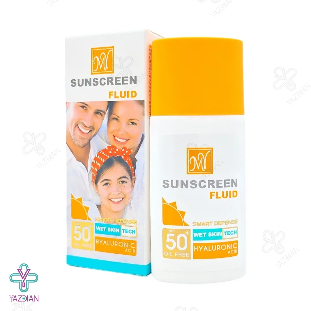 فلوئید ضد آفتاب SPF50 فاقد چربی اسمارت دیفنس مای - بی رنگ	