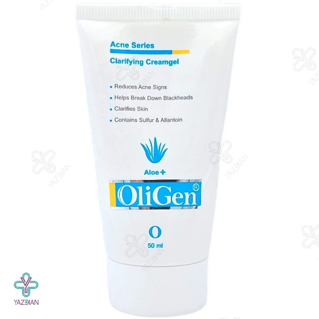 کرم ژل شفاف کننده و آنتی آکنه الی ژن - 50 میلی لیتر 