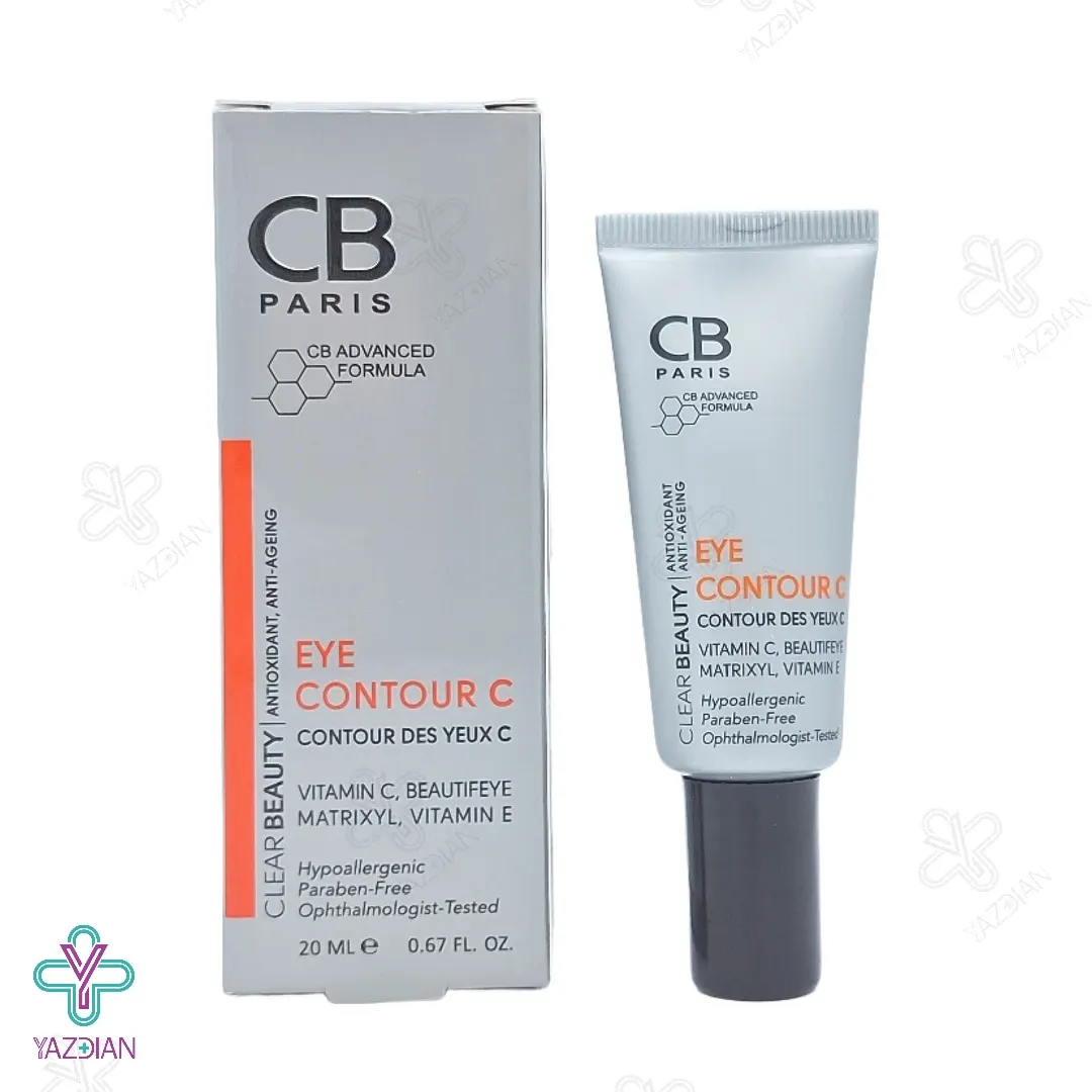 کرم روشن کننده دور چشم ویتامین ث سی بی پاریس - 20 میلی لیتر	