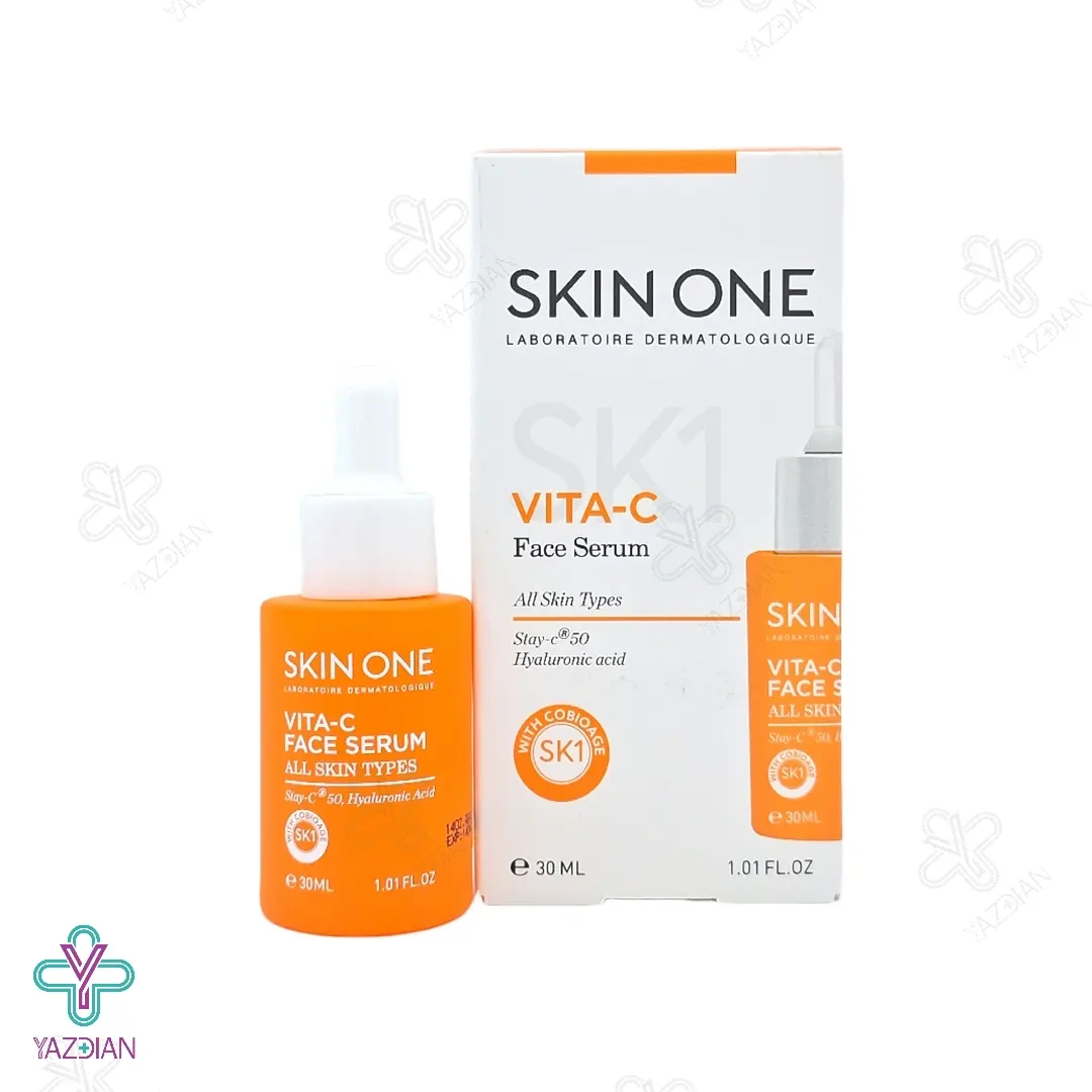 سرم ویتامین ث صورت اسکین وان حاوی آنتی اکسیدان - 30 میلی لیتر	