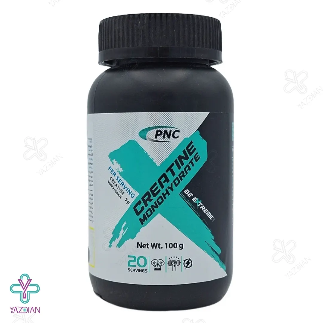 پودر کراتین منوهیدرات کارن پی ان سی (PNC) - حجم 100 گرم	